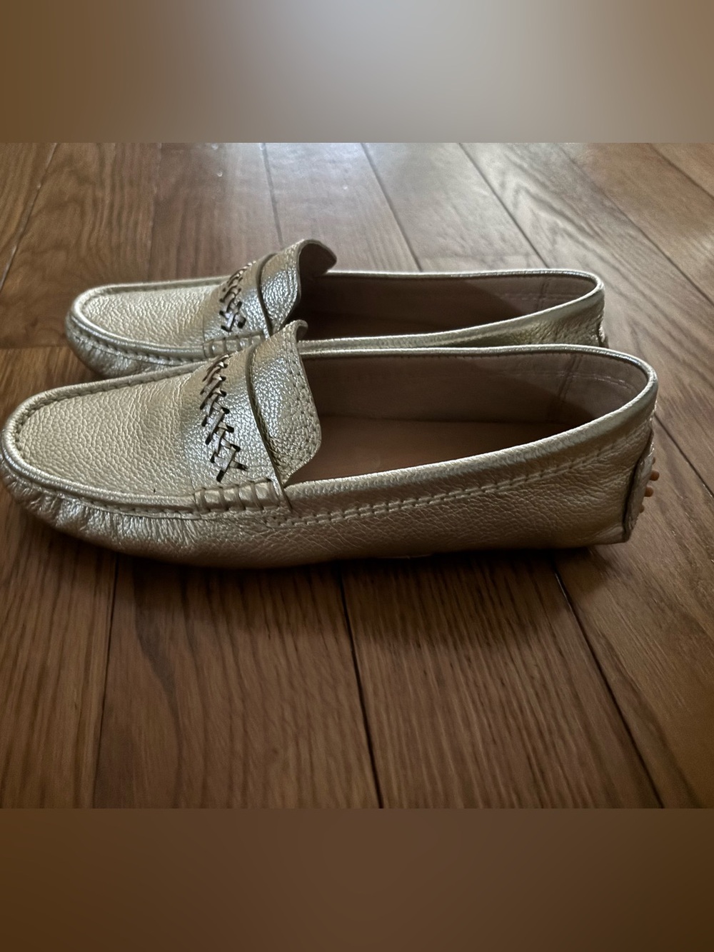 Jack Rogers Gold Drivers size 6